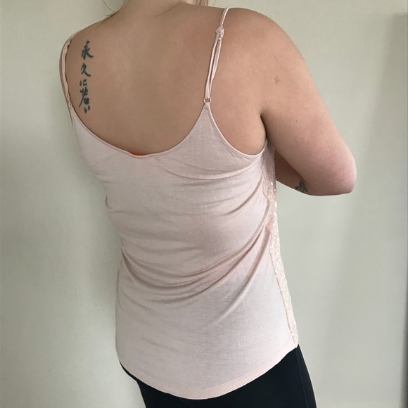 EUC - Joe Fresh blush pink sequin tank - M - Picture 3 of 4